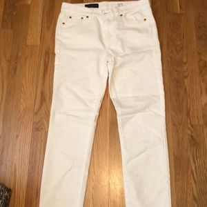 J Crew White Skinny Jeans